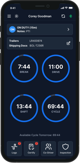 Dark mobile mockup